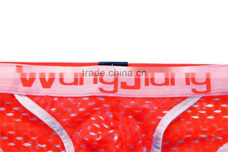 Custom Men's Short Triangle mesh underwear sey breathable mesh briefs Sey Low rise men's briefs Shorts Mens Calzoncillos hombre