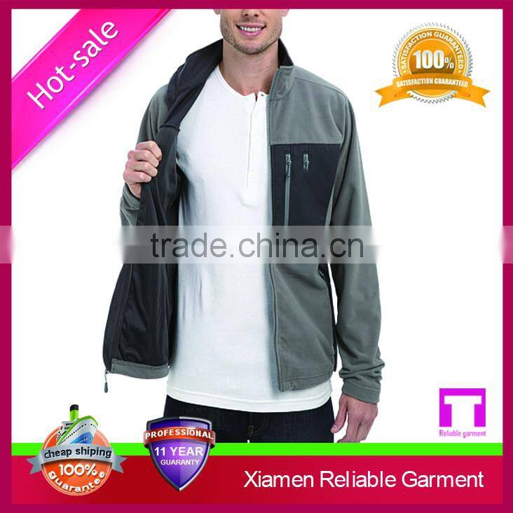 100% Polyester Fleece Jacket perfect for hiking and backpacking