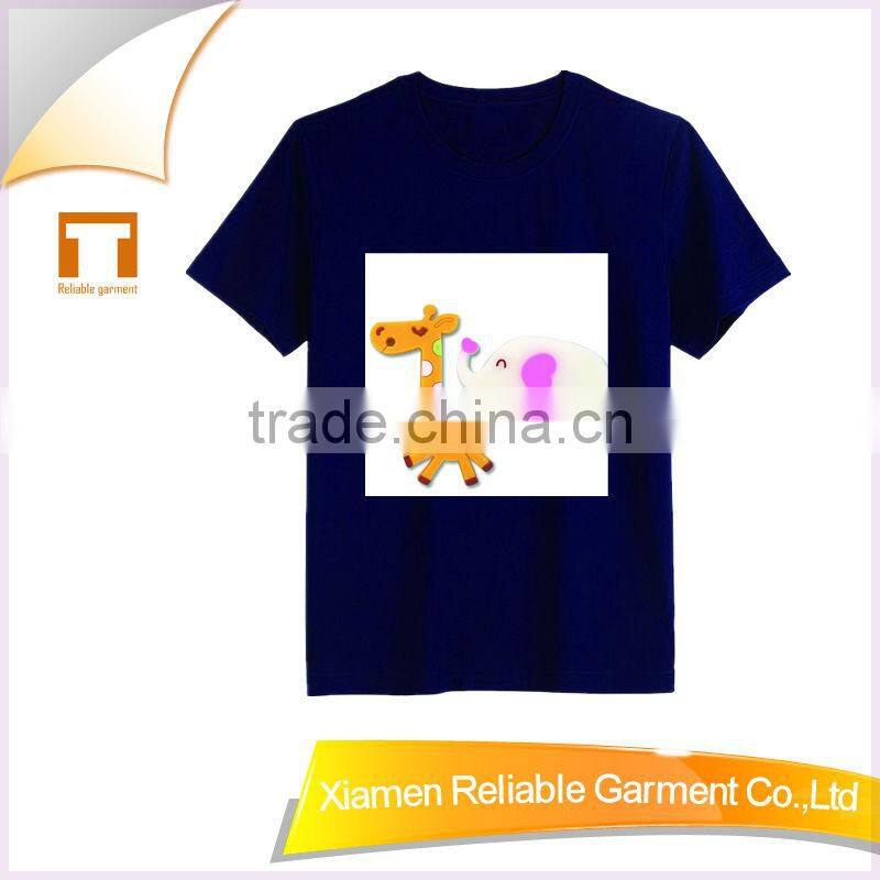 Hot! fashion 100% cotton kids t shirt printing cartoon pattern