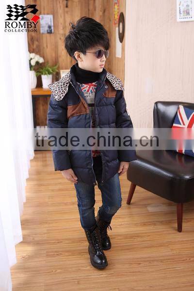 Kids Children winter quilted 100% polyester jacket