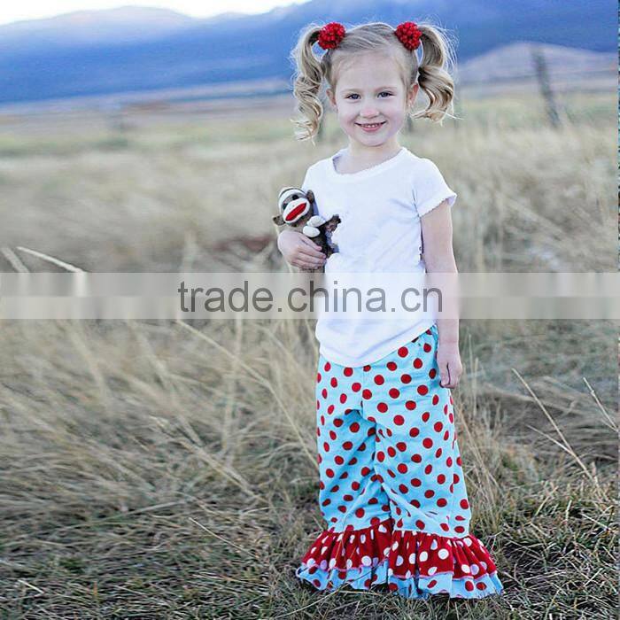 cute baby kids Long Sleeve Shirt and Petti Pants Outfits Girls Chevron Clothing Sets Baby Clothes Suit