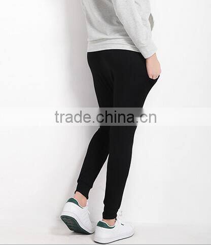 EY0575P 2016 Spring Europe America Fashion Simple Ninth Pants Women Harem Pants