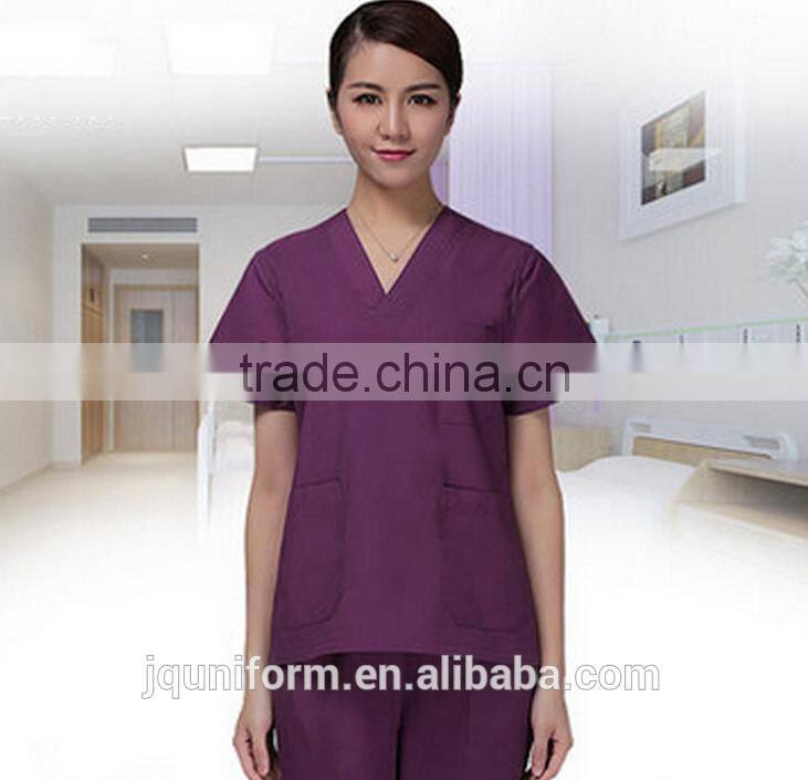 Factory price Uniform Product Type and Polyester / Cotton Material scrub uniform