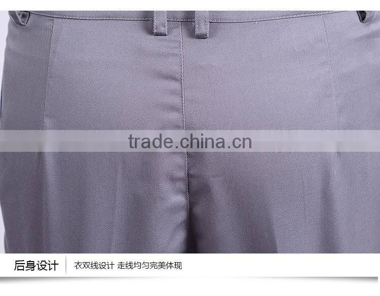 Juqian 2016 factory price new mens working uniform poly cotton cheap cargo uniform work pants with side pockets