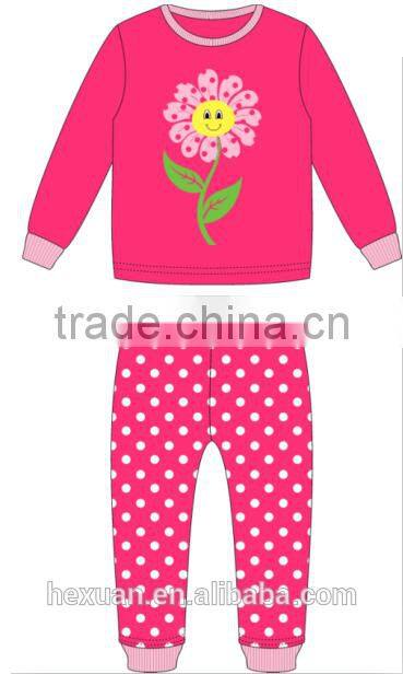 OEM or stocked designs childrens pajamas wholesale/pajamas wholesale