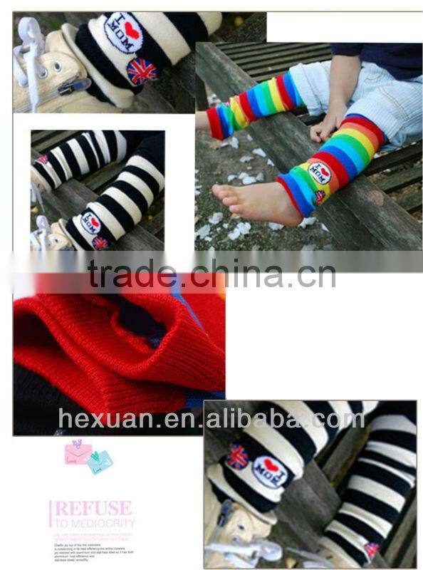 I love Mom & Dad hand warmers /legging warmer/Baby Leg Warmers Leggings