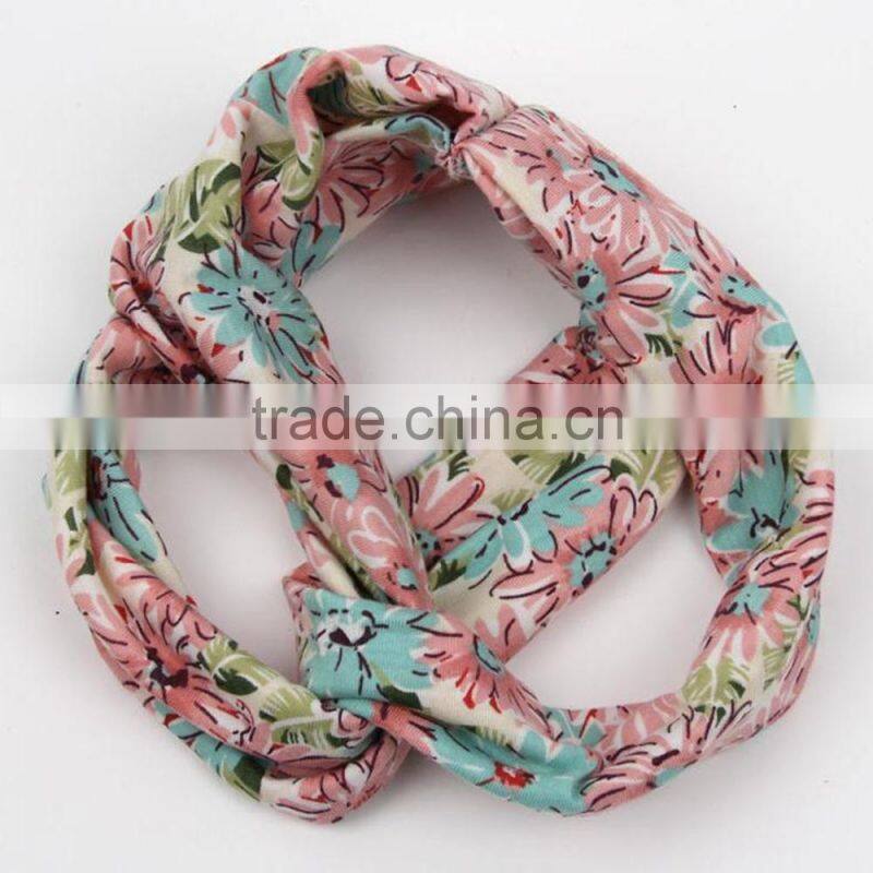 Fashion Women's Printed Headbands,Cotton Headbands