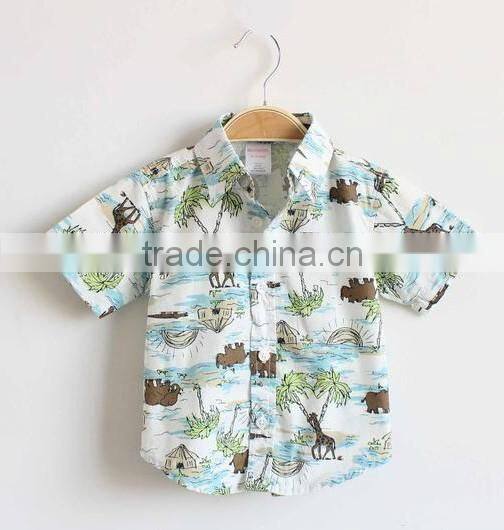 custom hawaiian or beach shirt for kids