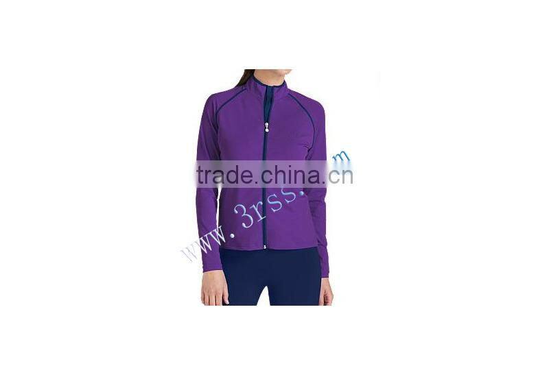 2014 women's long sleeve rash jacket