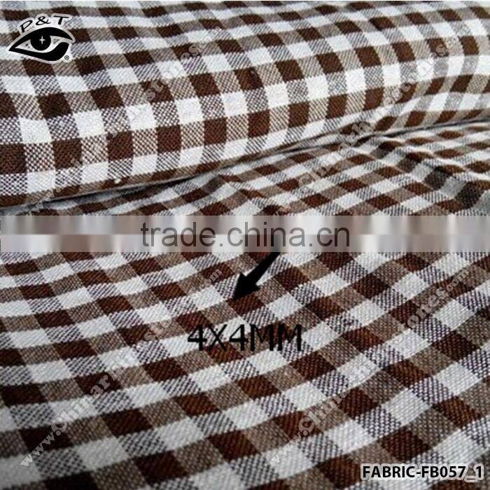 8x8mm checker design cotton fabric gingham check pure cotton fabric yarn dyed fabric