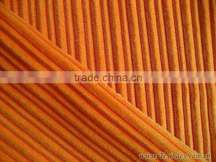 2.5/6Wale Straight yellow Corduroy Fabric for sofa( cheap price)