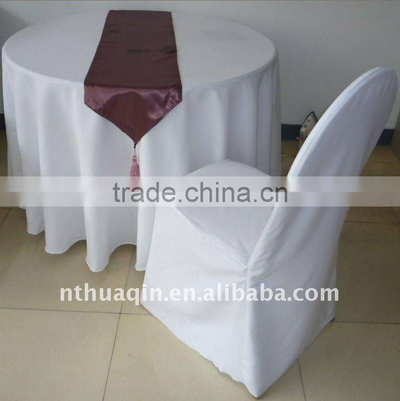 100%polyester jersey stretch swag back chair cover scuba cross back chair cover