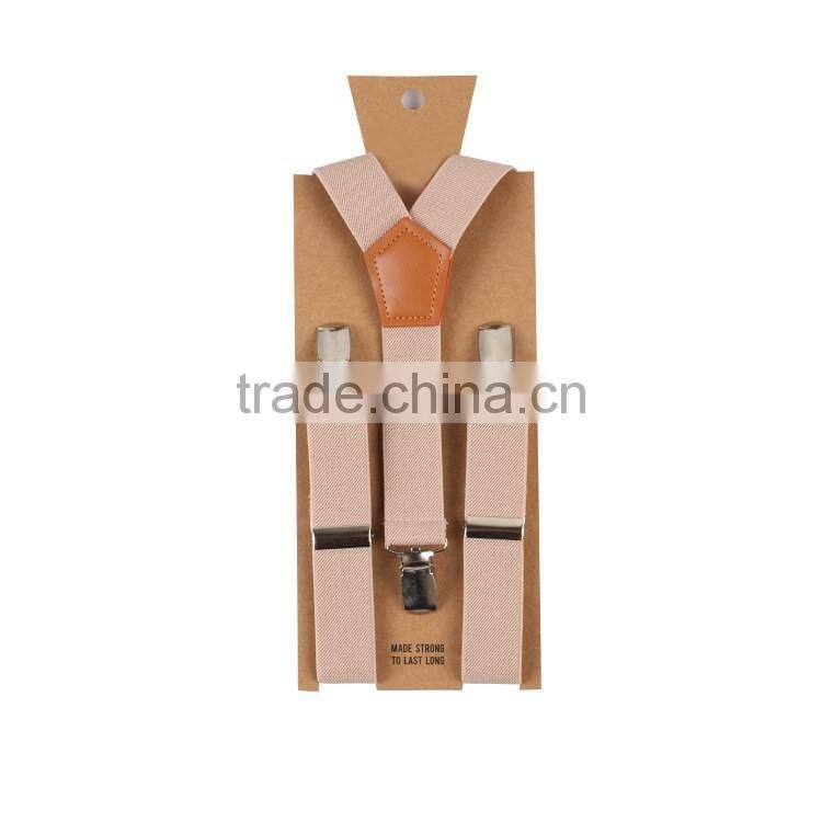 Clip-on Belt Adjustable Mens Women Elastic Braces Suspenders Y-Back 2017