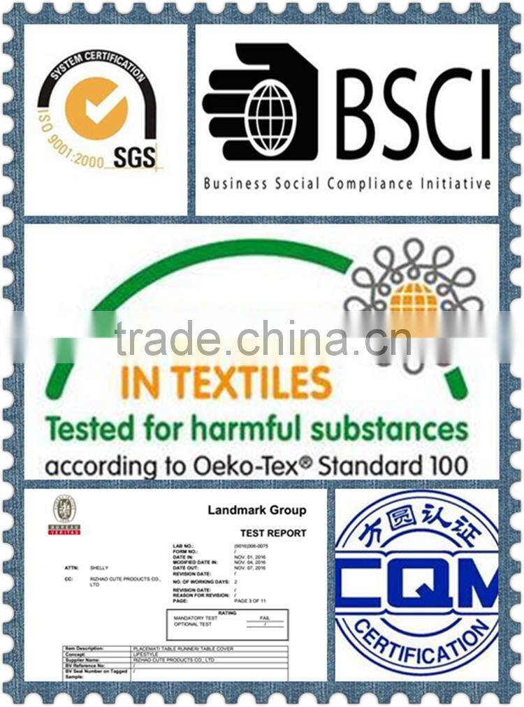 nice embroidery designs maple leaf table runner for decoration