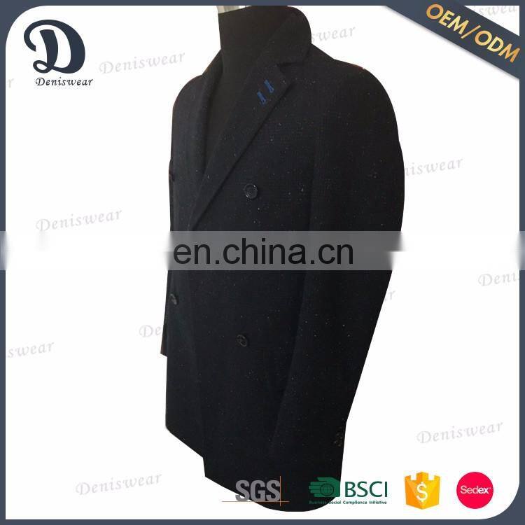 2017 new design men DB long wool coat