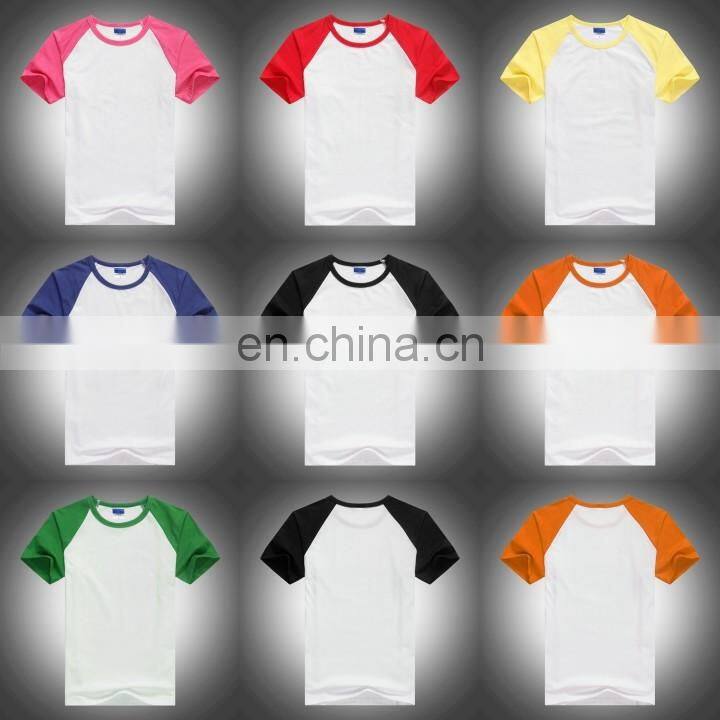 2016 new children cotton t-shirt,blank raglan t-shirt for kid