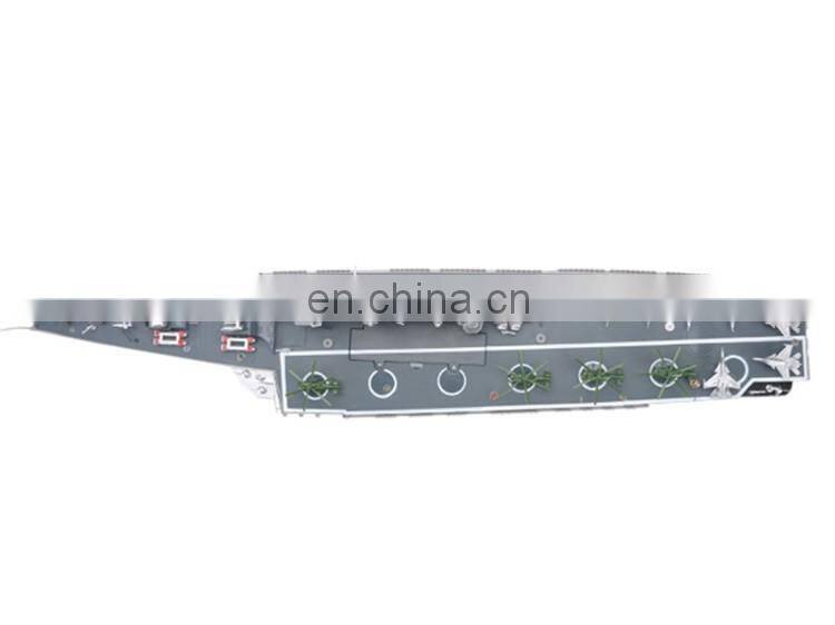 Remote Control Boats Hengtai Upgraded 1:275 Remote Control Model Aircraft Carrier High Speed RC Boat