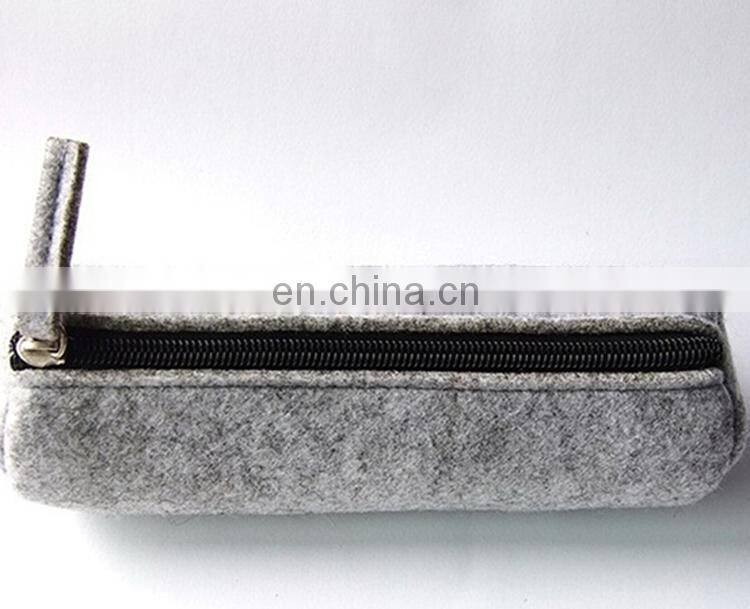 Various color felt high quality portable pencil case