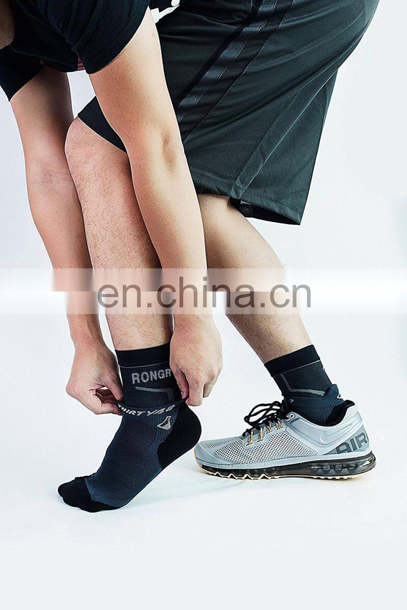 Seamless nylon compression arch support foot sleeve