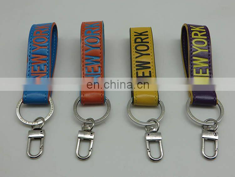 New Style Promotion Gift Leather Keychain Custom