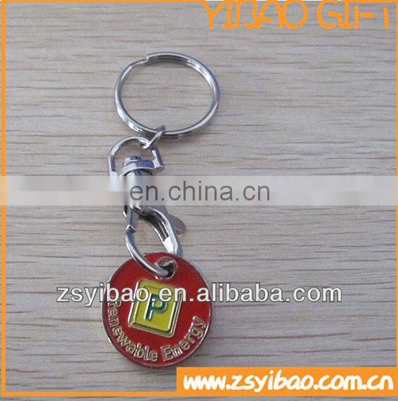 Custom trolley token keychain