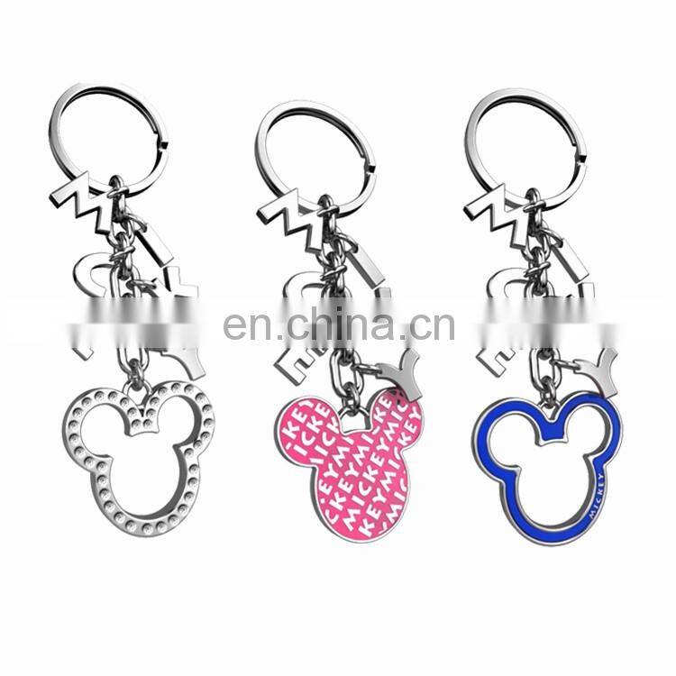 Newest customized High-grade rhinestone crystal ball keychain