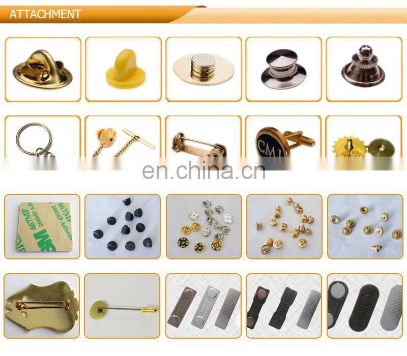 ribbon shape pin badge for promotional gifts