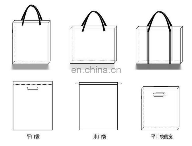 foldable nonwoven shopping bags with customized logo