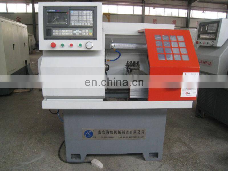 CK0632A mini cnc lathe machine with electric turret