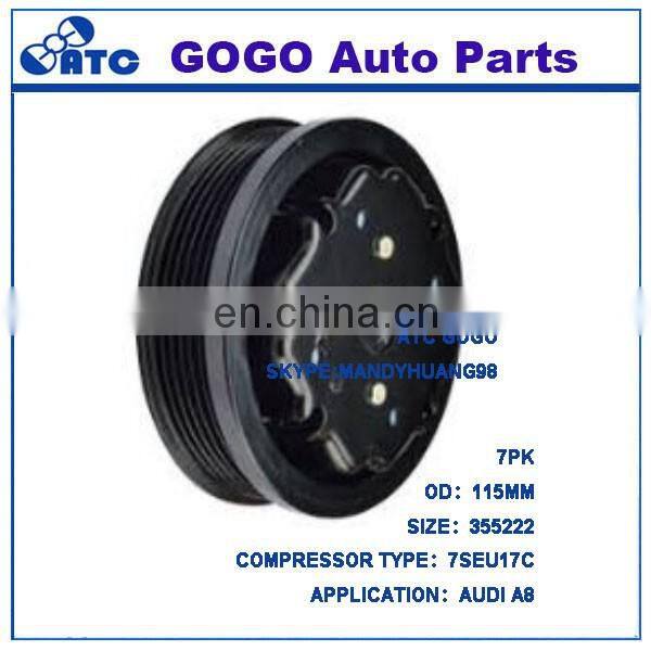 High quality air conditioning DENSO 7SEU16C compressor clutch compressor magnetic clutch for AUDI A8
