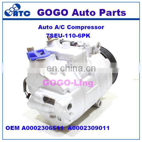 GOGO 7SEU Auto A/C Compressor for BENZ W203 S203 OEM : A0002306511/A0002309011 A0012308111