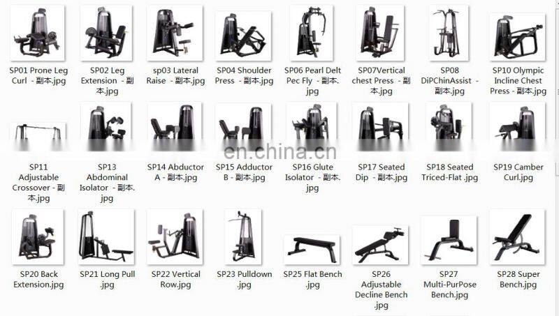 Precor Professional China Fitness Exercise Complete Gym Equipment Price Training Body Building Machine Names PEARL DELT PEC FLY