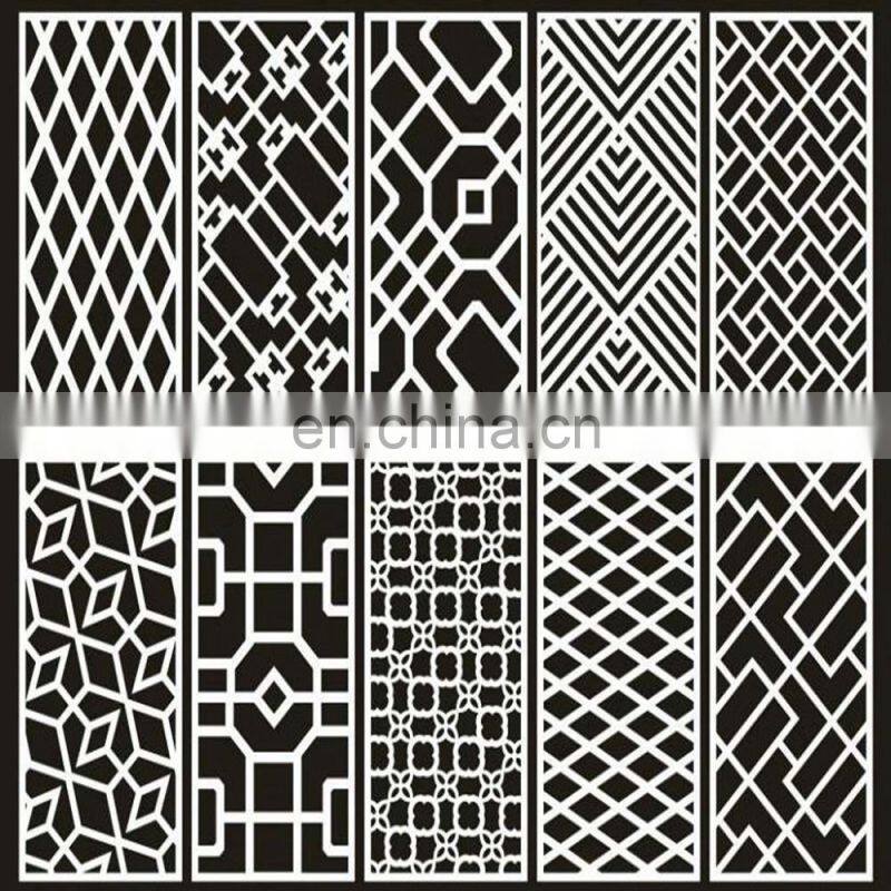 China Supplier Laser Cut Decorative Metal Panels Laser Cut Metal Screens Supplier Room Divider