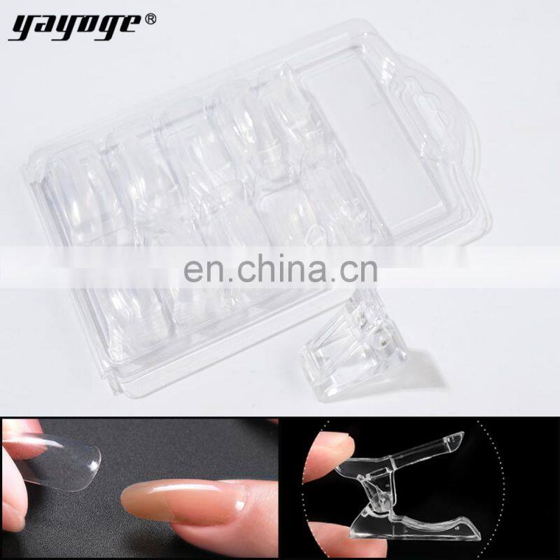 custom press on nails glossy and marble nails false nails