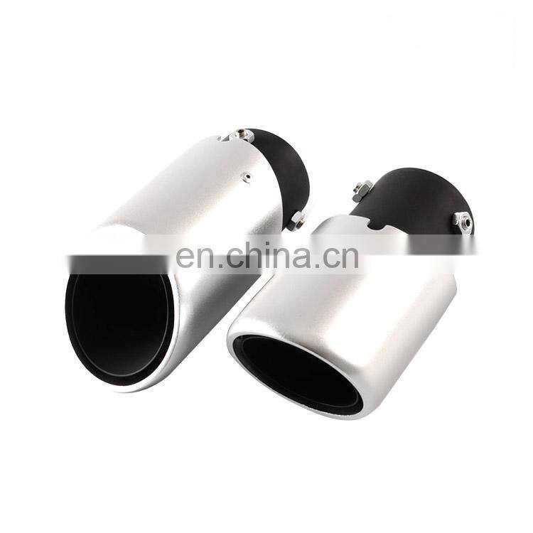 7022-a Factory Sale Widely Used Original universal dual muffler, aluminum exhaust tips