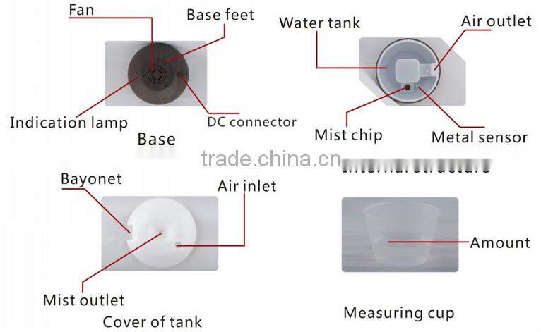 ultrasonic air humidifier for gift use