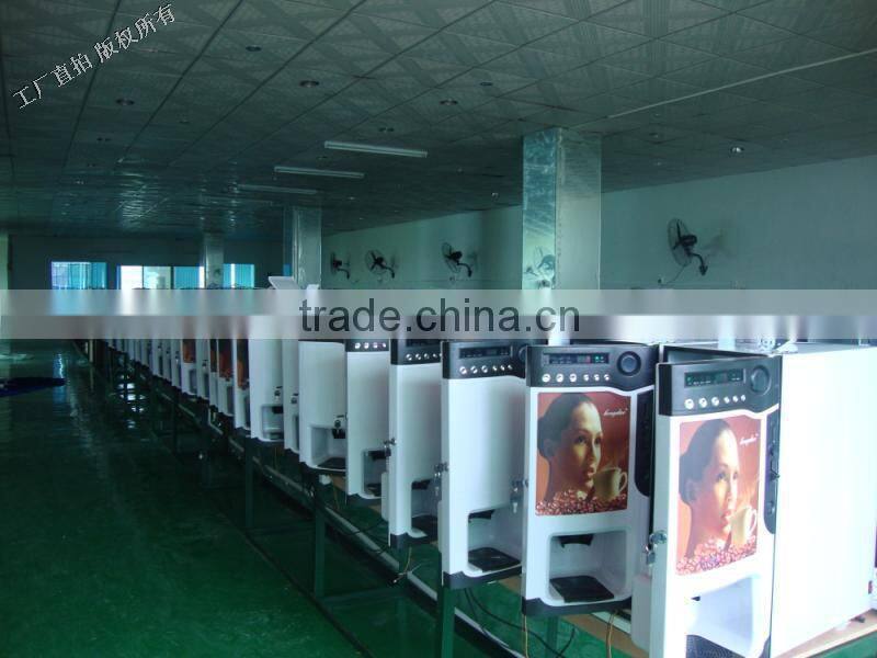 2016 outdoor instant coffee powder dispenser machine dining coffee maker