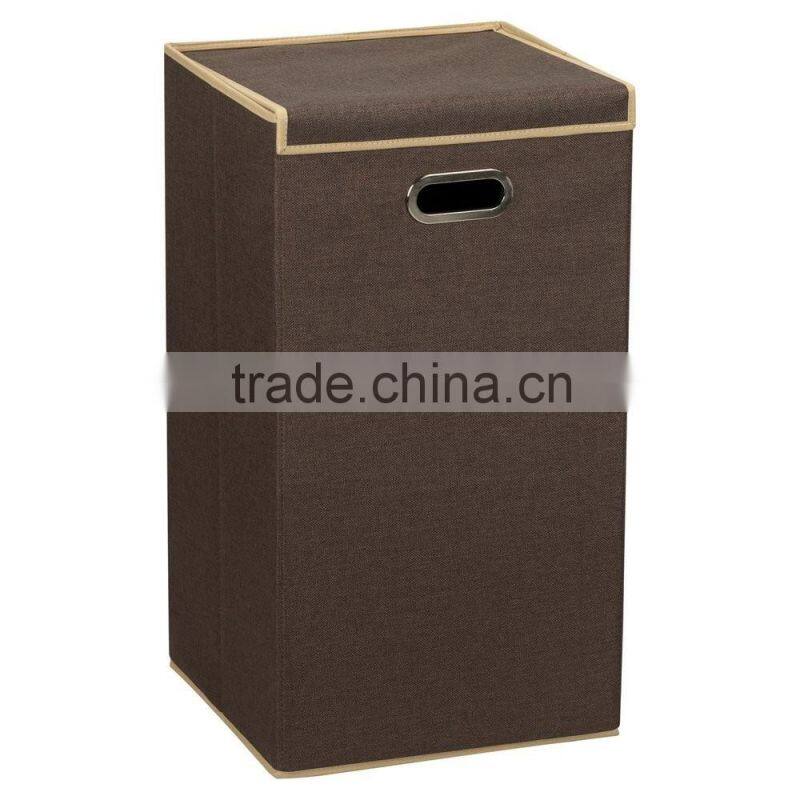 Folding cardboard laundry hamper Collapsible laundry Hamper with Magnetic Lid