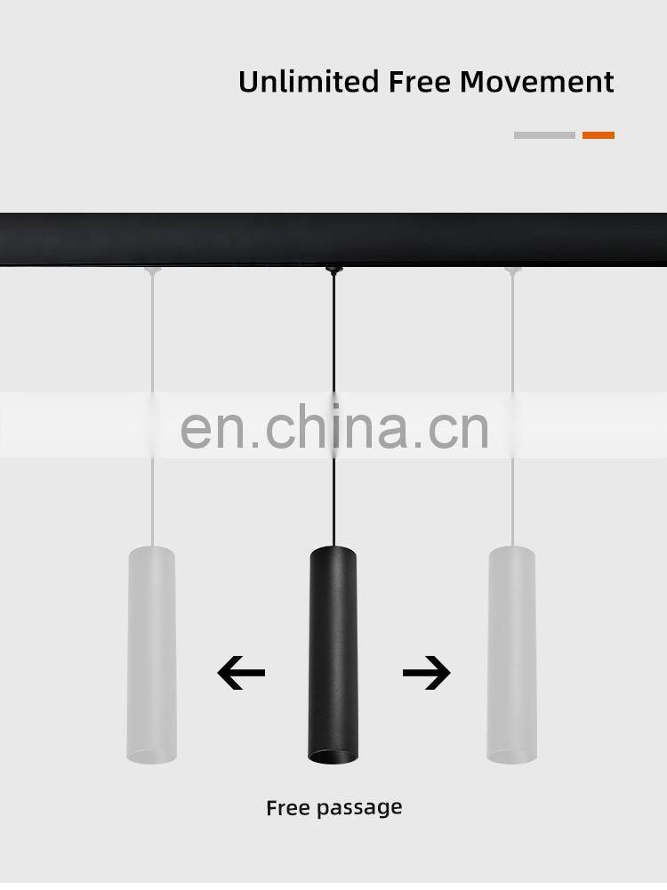 HUAYI Wholesale Hanging Pendant Light Magnetic Kitchen Bedroom Minimalist LED Modern Track Lamp