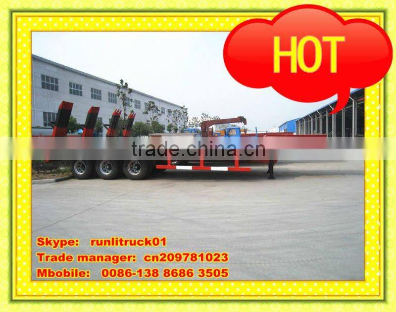 single axle Car transport semi trailer