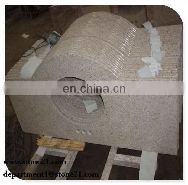 G682 yellow  granite kitchen countertops