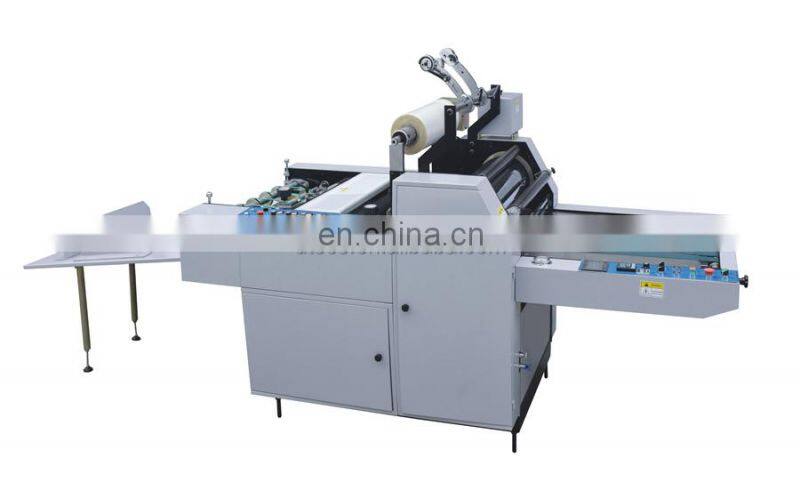 YFML920A Semi-automatic opp plastic film Laminating Machine With cutter, high pressure printed paper board hot laminator