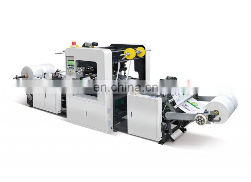 UT1200 Automatic Biodegradable PP Polypropylene Nonwoven Fabric Cloth Roll Box Kraft Paper Bag Hot Foil Stamping Machine