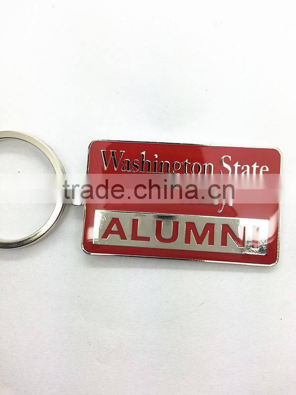 soft enamel custom key chain with epoxy
