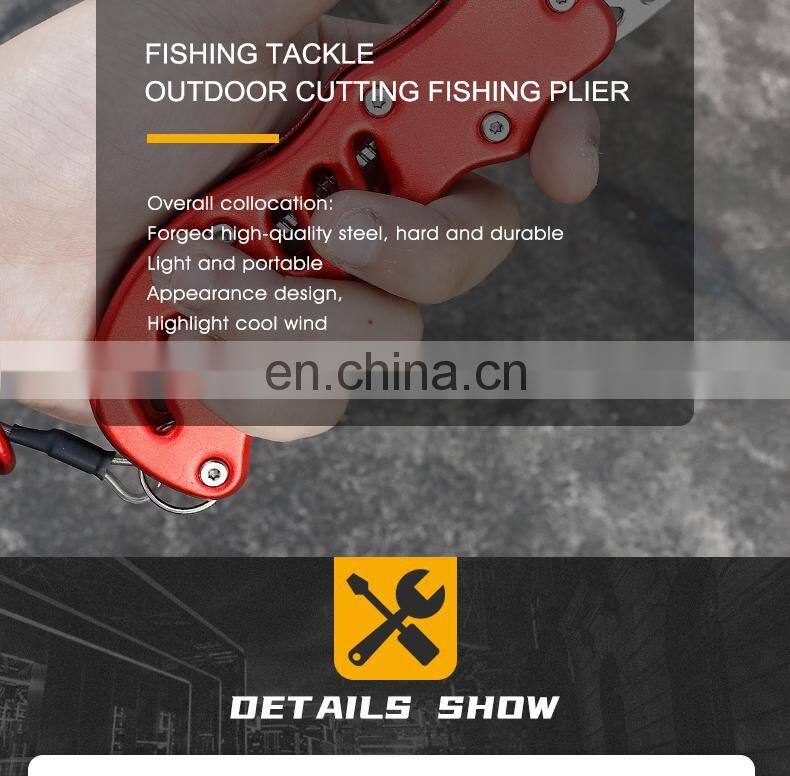 Mini High-quality Fish Lip Grips Outdoor Fishing Pliers Stainless Steel Lip Holders Factory Direct Sales in Many Colors