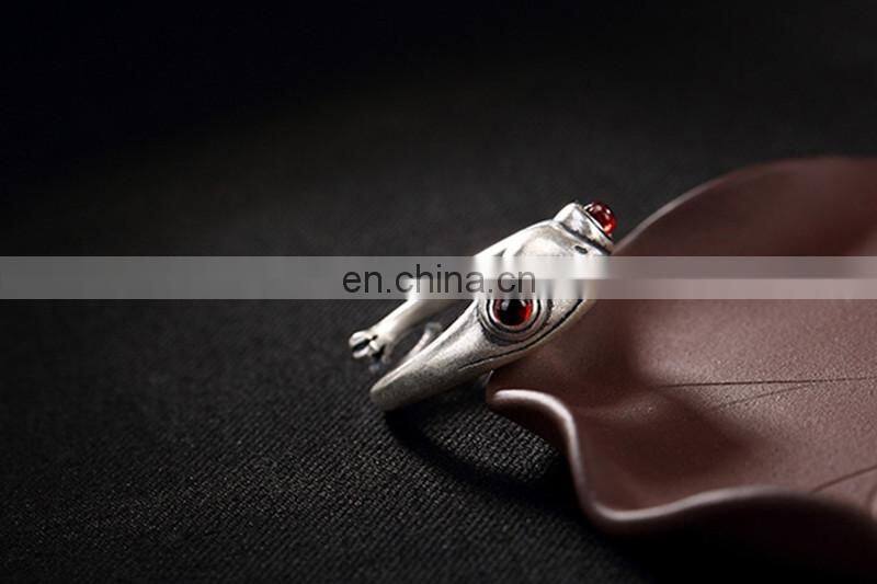 Fashion Frog Ring Frog Open Ring Men Retro Punk Animal Figure Ring Fashion Party Bohemian Hip Hop Jewelry