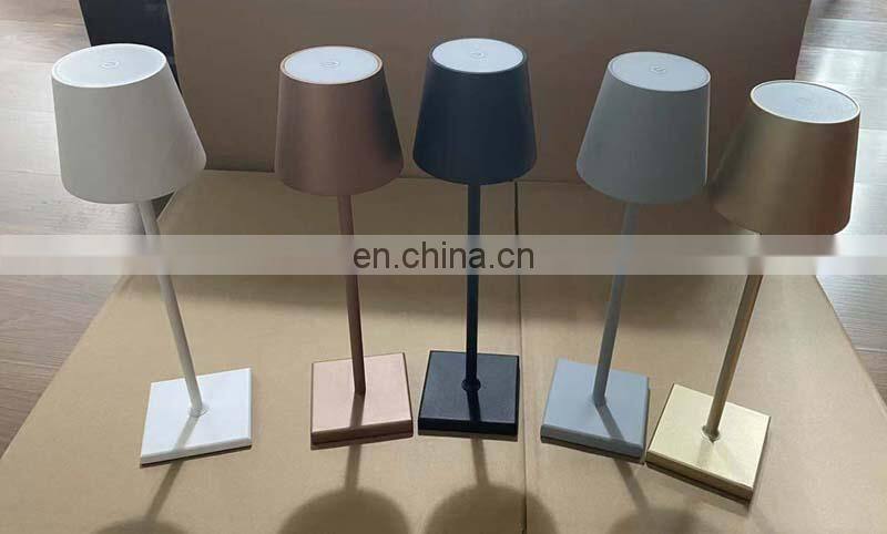 USB Touch dimming lampada da tavolo ricaricabile led
