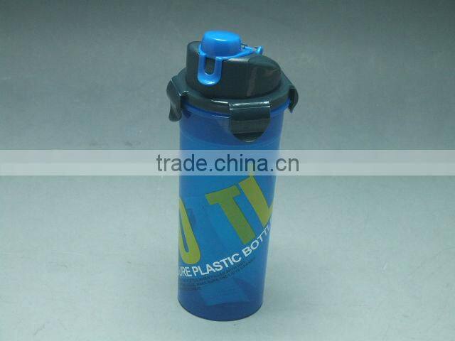 handle water bottle with screw top lid plastic