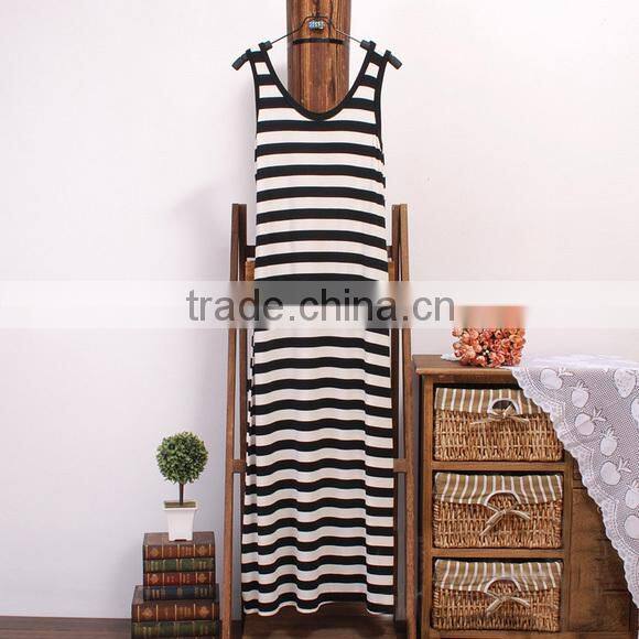 2014 Summer New Black Condole Belt Dress 100% cotton cheap young lady dresses from alibaba china