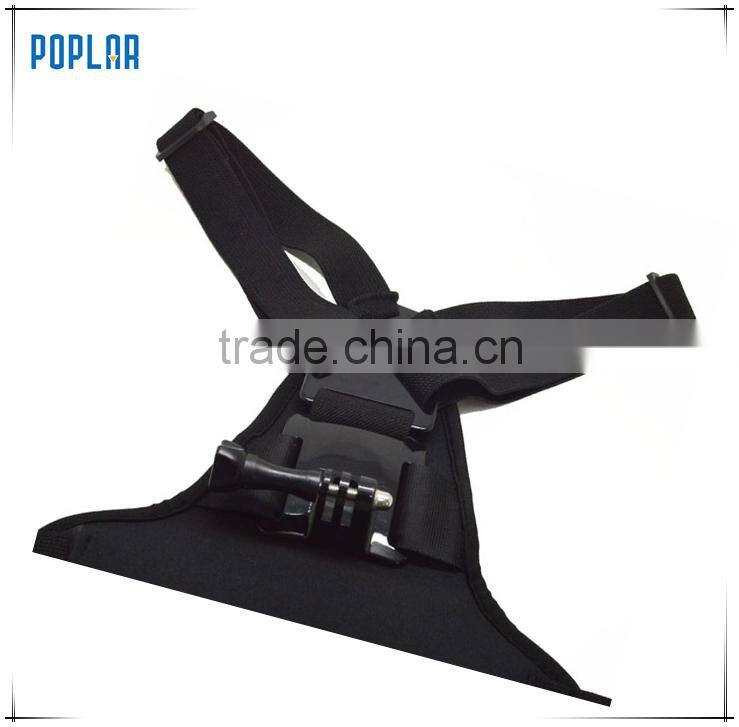 Poplar Factory price wholesale gopros harness chest strap for gopros camera heros 4 3+ 3 2 1.